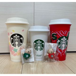 スターバックス(Starbucks)の【Starbucks】リユーザブルカップ3個＋ホールキャップ2個(タンブラー)