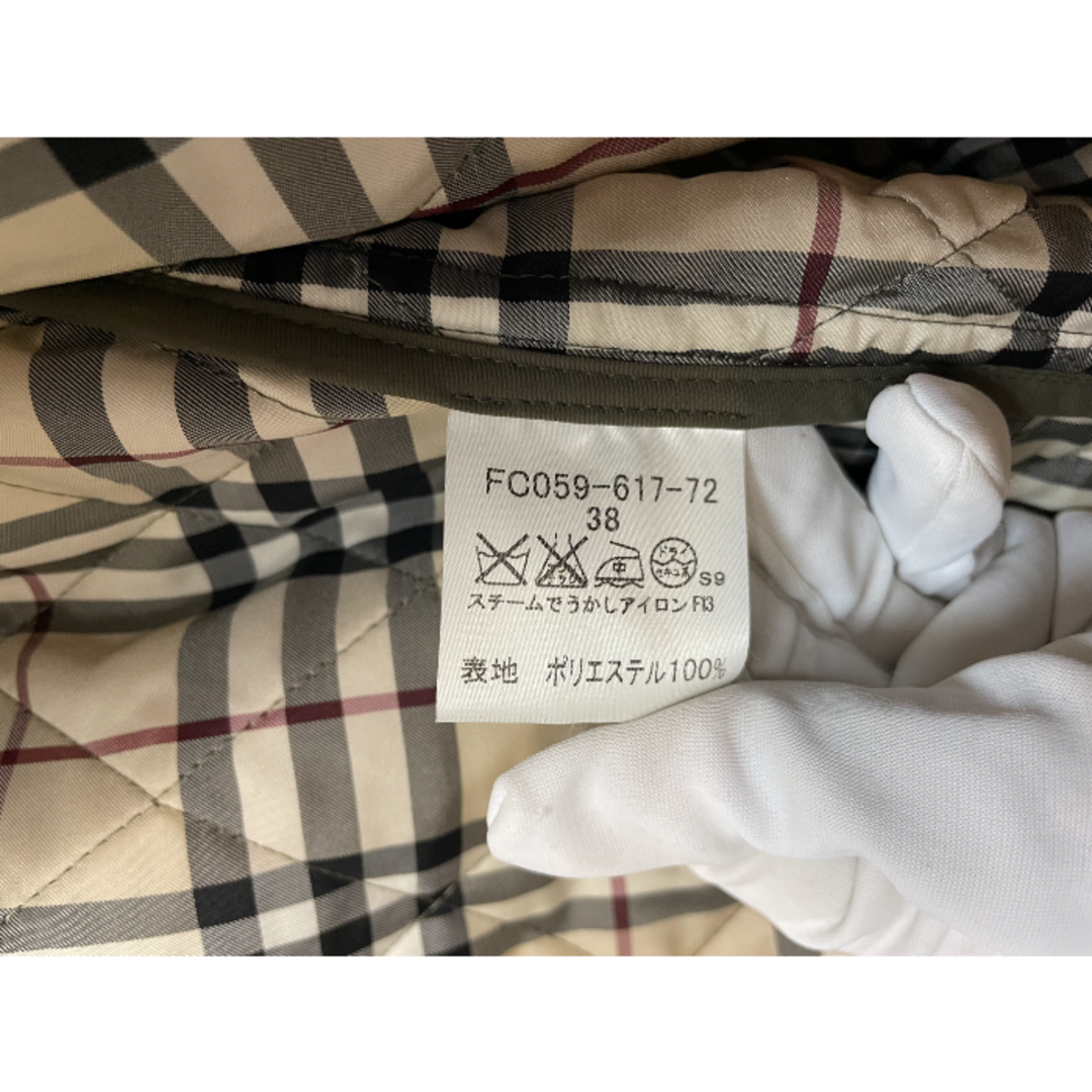 BURBERRY(バーバリー)のBURBERRY LONDON バーバリーロンドン ノバチェック キルティングジャケット 38 中古 ４ レディースのジャケット/アウター(その他)の商品写真