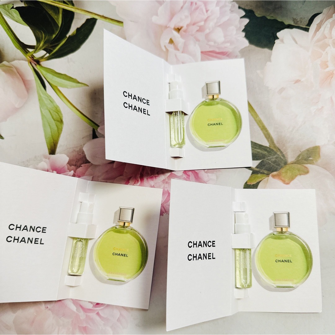 CHANEL(シャネル)のCHANEL チャンス オー フレッシュ オードゥ パルファムサンプル3個 コスメ/美容の香水(香水(女性用))の商品写真