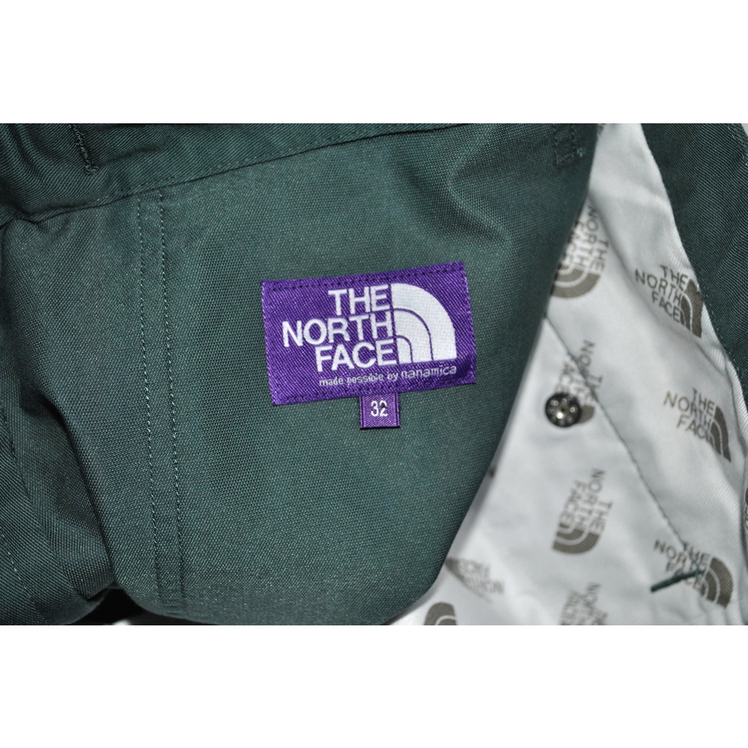 THE NORTH FACE(ザノースフェイス)の未使用 パープルレーベル ワイドパンツ クロップド 緑 W32  メンズのパンツ(ワークパンツ/カーゴパンツ)の商品写真