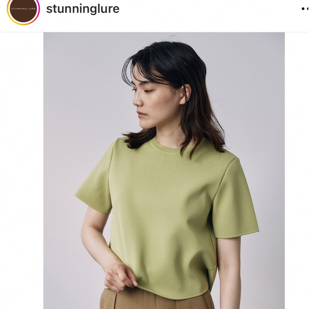 STUNNING LURE(スタニングルアー)のstunninglure アモッサショートスリーブ レディースのトップス(Tシャツ(半袖/袖なし))の商品写真