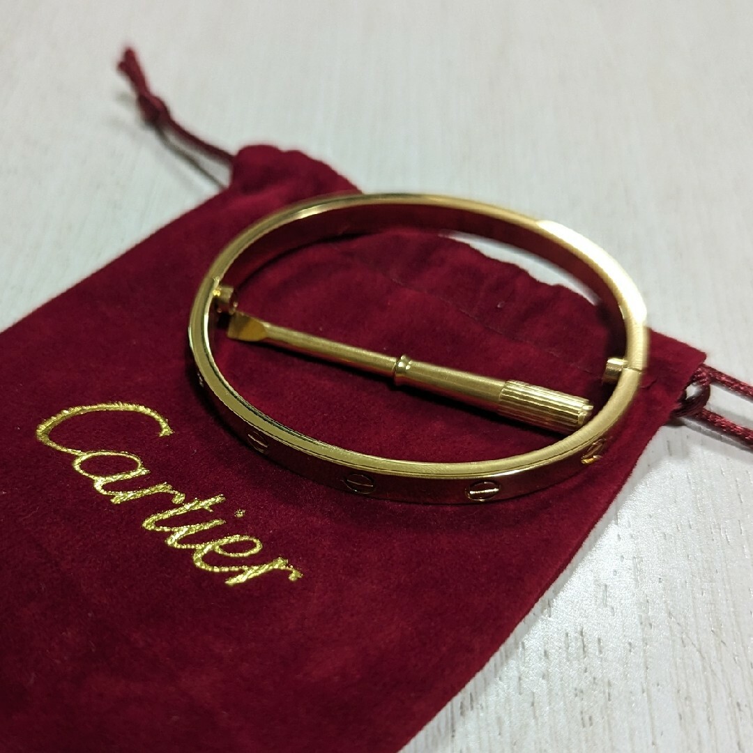 Cartier - カルティエ ブレスレット ラブブレス #16 ゴールド 美品 ...