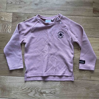 コンバース(CONVERSE)のコンバース  ロングTシャツ 子供服 ピンク サイズ９５(Tシャツ/カットソー)