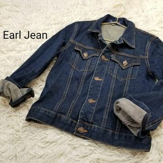 アールジーン(Earl Jean)の美品Earl JeanデニムジャケットSアメリカ製Gジャン美シルエット(Gジャン/デニムジャケット)