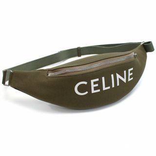 CELINE マカダム ウエストポーチ カーキ色