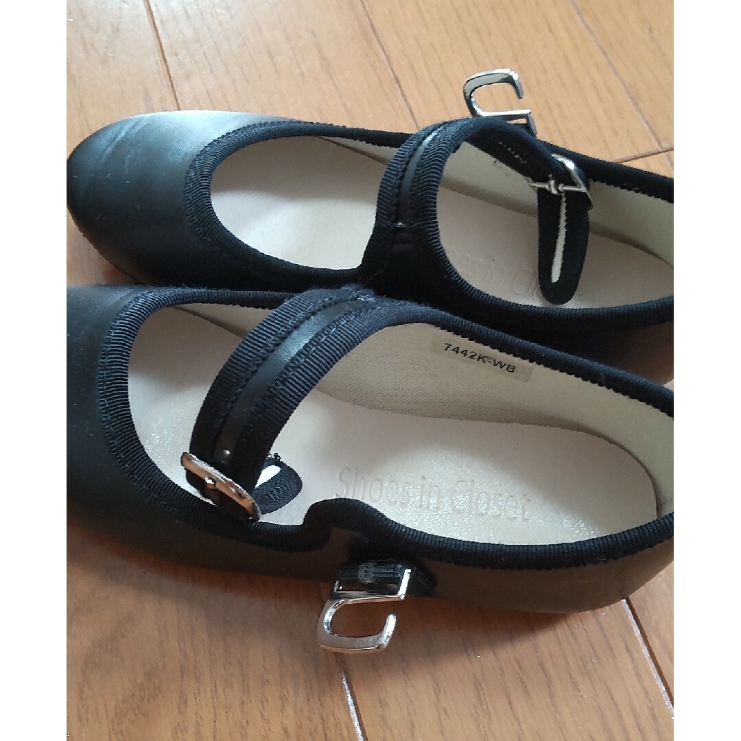 フォーマルシューズ黒 キッズ/ベビー/マタニティのキッズ靴/シューズ(15cm~)(フォーマルシューズ)の商品写真