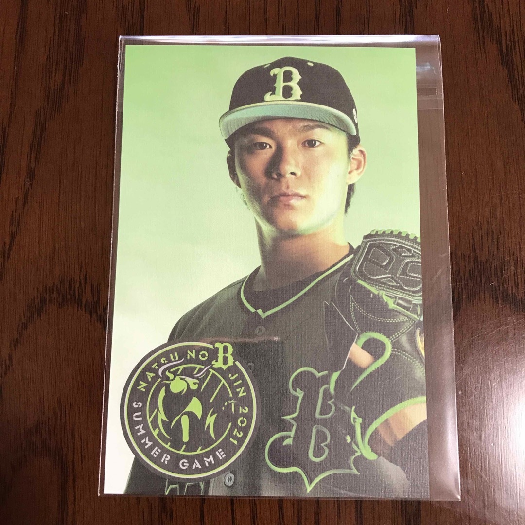 新品・未開封】オリックス 夏の陣2019 山岡泰輔選手サイン入り額縁