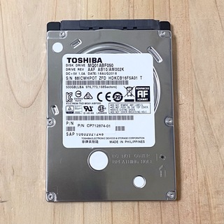 トウシバ(東芝)の2.5インチ HDD TOSHIBA MQ01ABF050 500GB(PCパーツ)