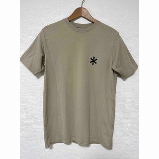 スノーピーク(Snow Peak)の【完売品】snow peak スノーピーク 半袖 Tシャツ ベージュ ロゴ(Tシャツ/カットソー(半袖/袖なし))