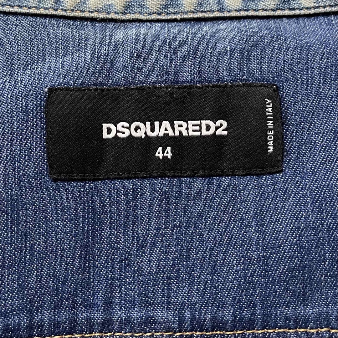 DSQUARED2(ディースクエアード)のDSQUARED2 メンズ・デニムシャツ・人気商品・size:44(S) メンズのトップス(シャツ)の商品写真