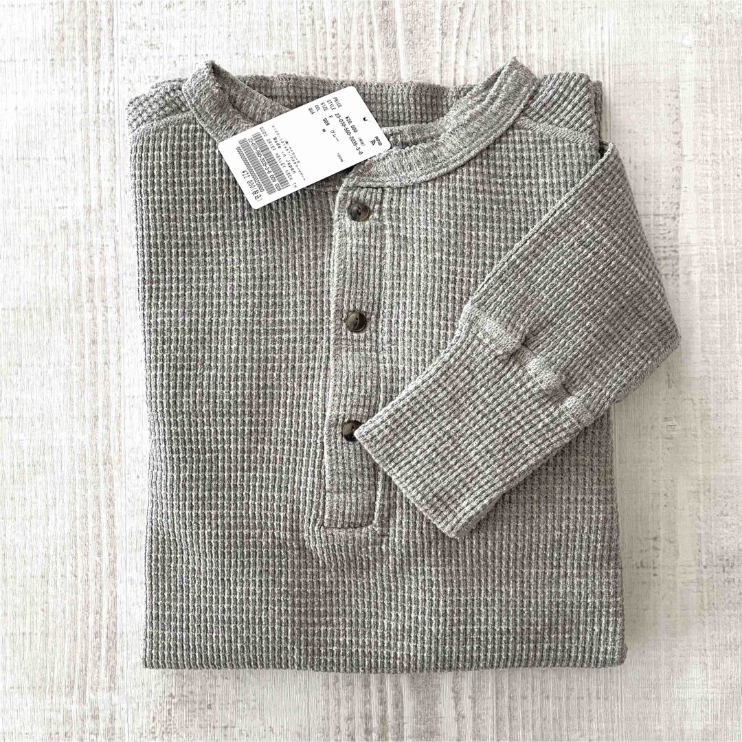 【GOOD GRIEF!】HENLEY NECK THERMAL TOP