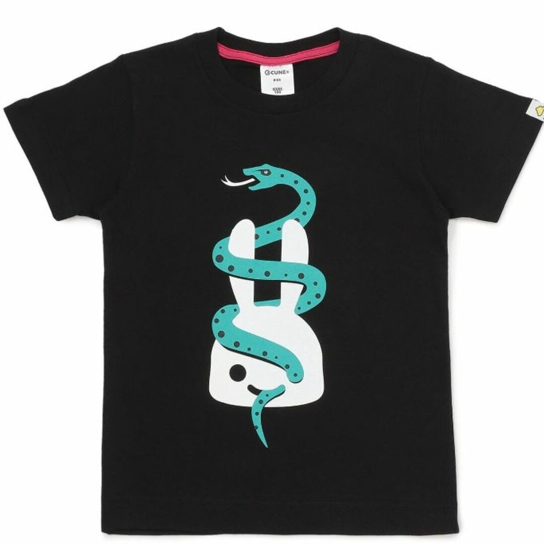 100サイズ定価4620円新品 cune キューン ヘビ 蛇 キッズ Tシャツ