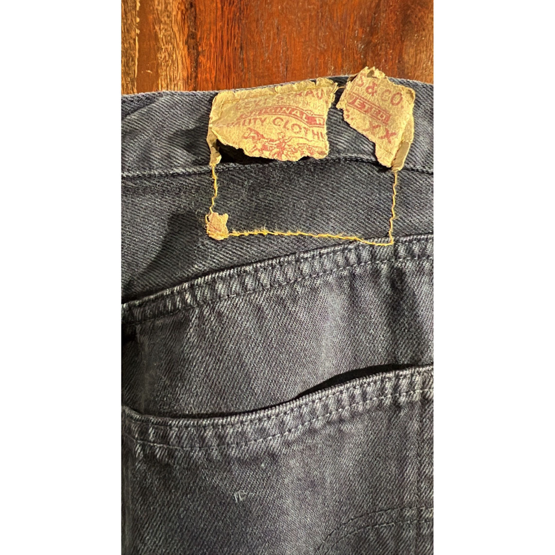 A0979 Levi'sブラックデニム