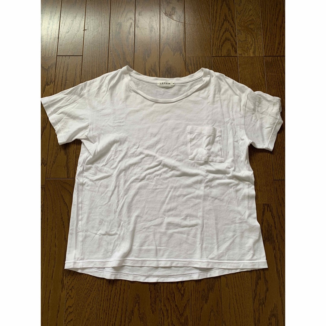 LEPSIM 白シャツ レディースのトップス(Tシャツ(半袖/袖なし))の商品写真