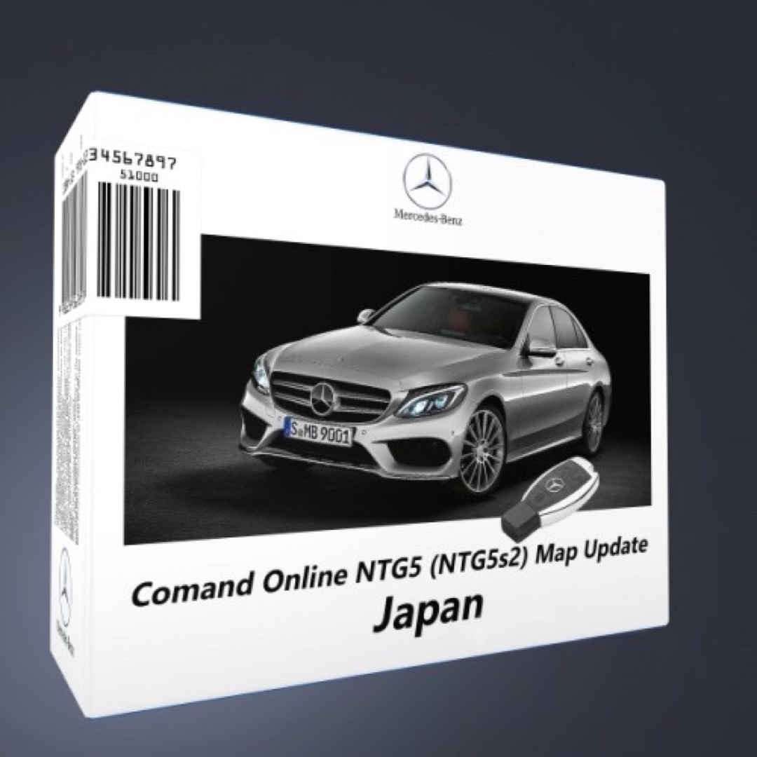 Mercedes-Benz(メルセデスベンツ)の【最新バージョン】NTG5 star2用 メルセデスベンツ 純正ナビ更新地図|4 自動車/バイクの自動車(カーナビ/カーテレビ)の商品写真