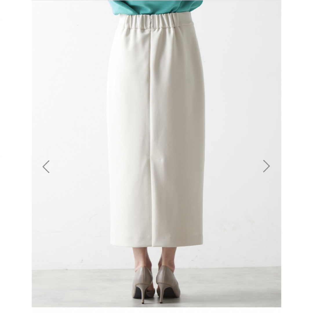 Liesse(リエス)の今期購入　ボンディングニットタイトスカート レディースのスカート(ロングスカート)の商品写真