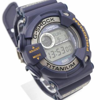 美品》G-SHOCK 腕時計 紺色 デジタル FROGMAN チタニウム 8-