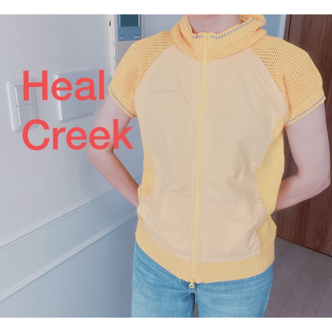 美品　ヒールクリーク　Heal Creek  ゴルフ　40 ベスト　パーカー