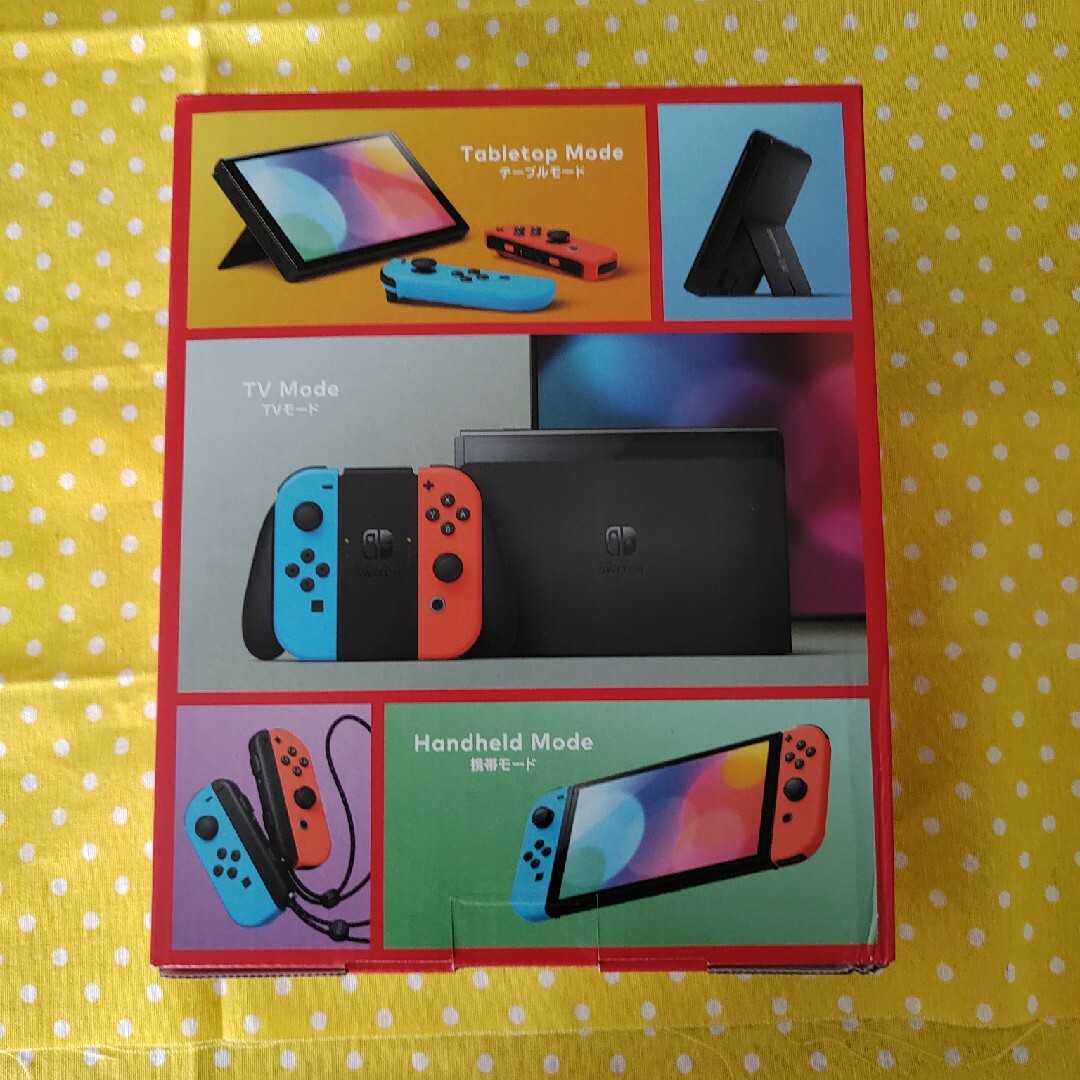 訳あり【新品未開封】Nintendo Switch 本体 有機ELネオンレッド 2