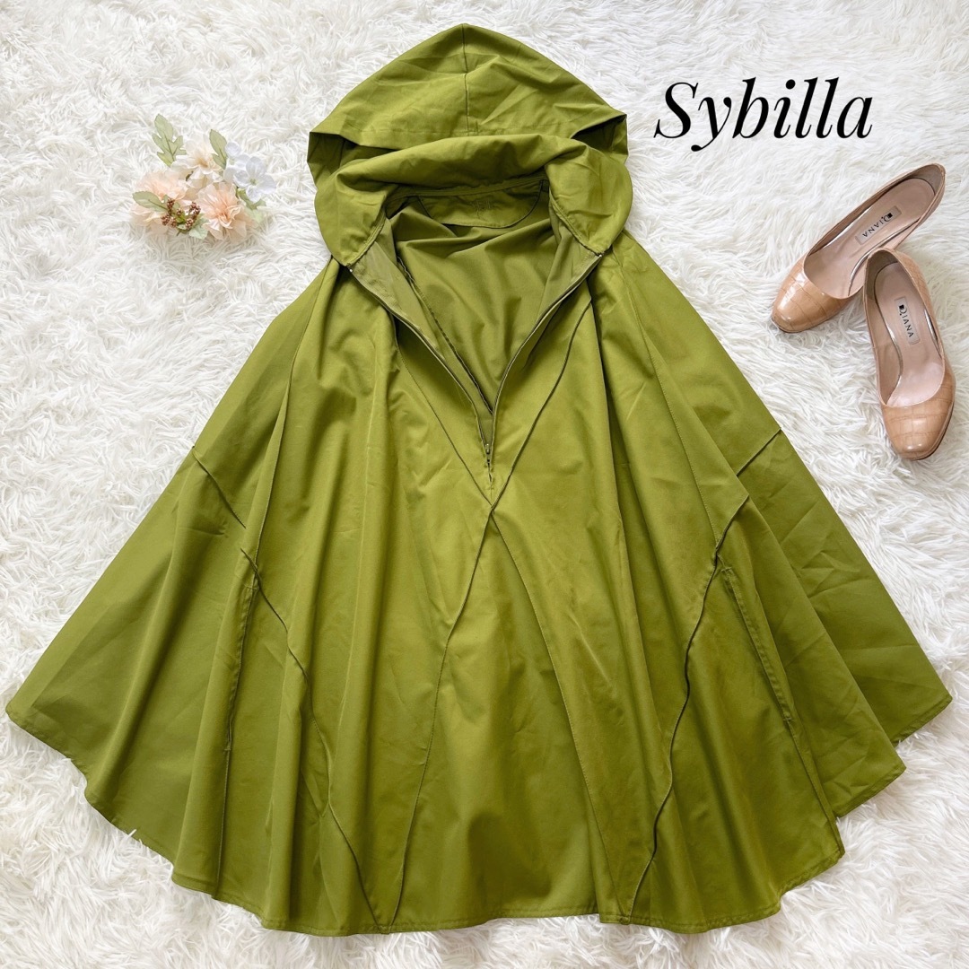 美品Sybillaポンチョ-