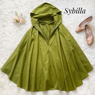 ☆Sybilla シビラ オシャレな羽織りポンチョ☆ - ポンチョ