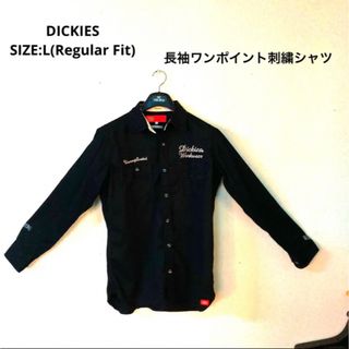 ディッキーズ(Dickies)の【綺麗中古品・送料込み】DICKIES黒シャツ(シャツ)