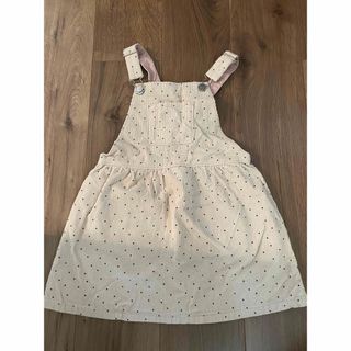 ザラキッズ(ZARA KIDS)のZARA KIDS   ドット柄　オーバーオールスカート(スカート)