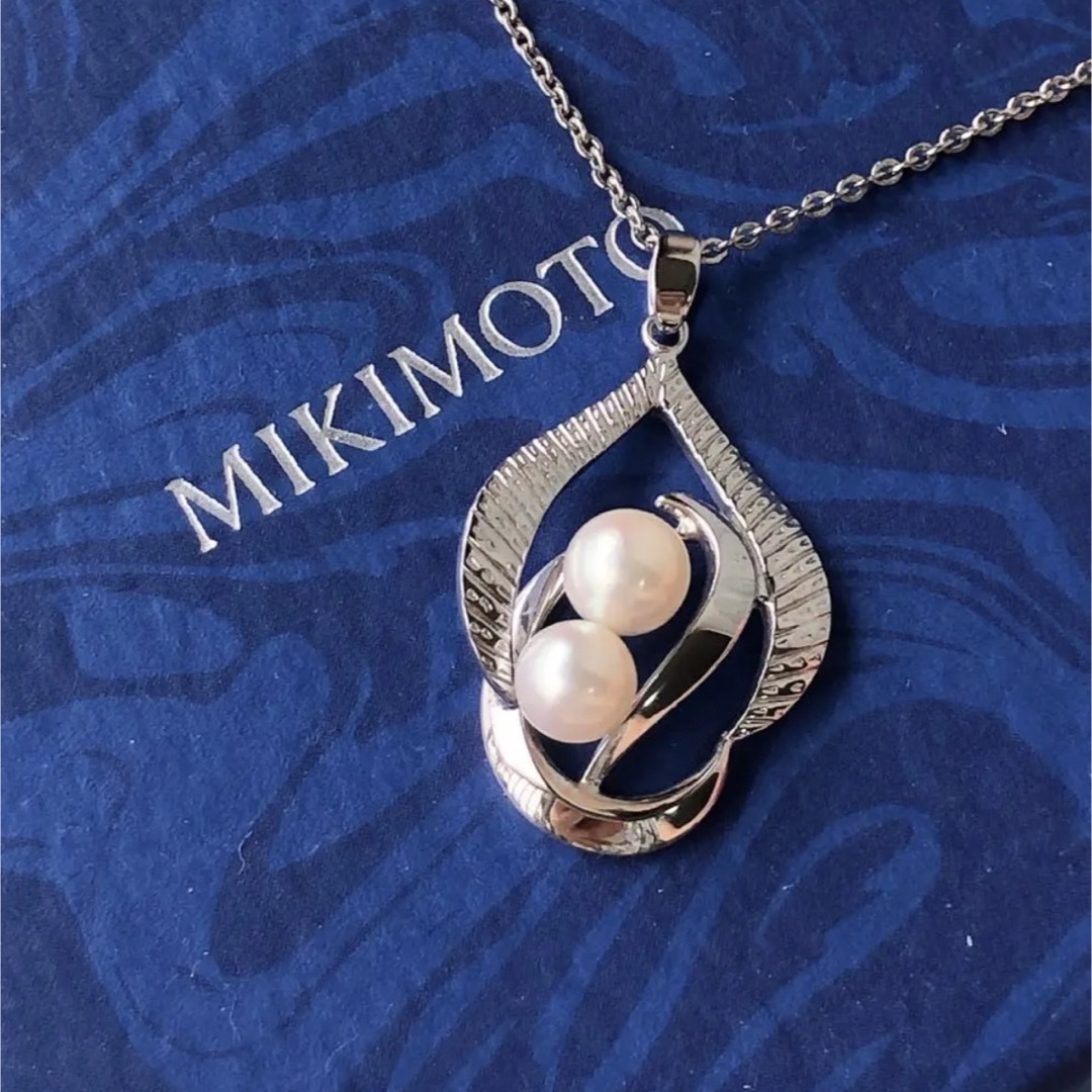 MIKIMOTO - MIKIMOTOミキモト ネックレス アコヤ真珠×2 5mmup シルバー ...
