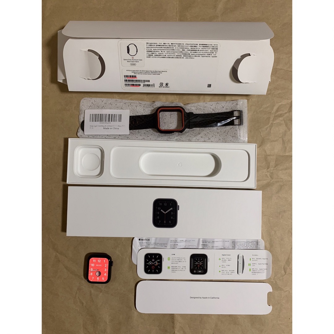 Apple Watch(アップルウォッチ)のバッテリー93％ アップルウォッチ SE Apple Watch SE 44mm スマホ/家電/カメラのスマートフォン/携帯電話(その他)の商品写真