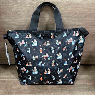 レスポートサック(LeSportsac)のレスポートサック ピーターラビット　トートバッグ　ブラック　2way(トートバッグ)