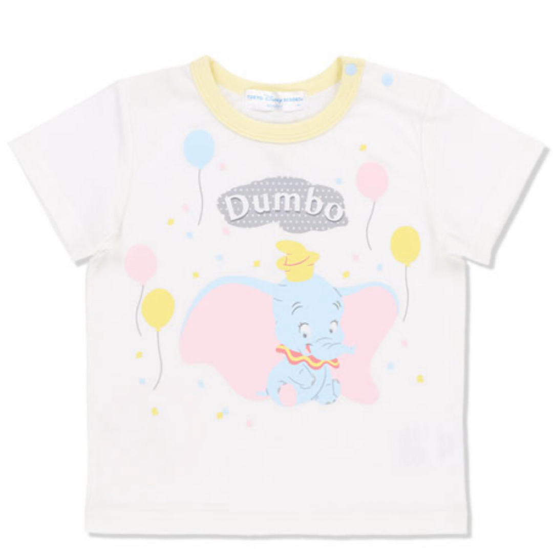 Disney(ディズニー)のベビーTシャツ / ダンボ / 90cm キッズ/ベビー/マタニティのキッズ服女の子用(90cm~)(Tシャツ/カットソー)の商品写真