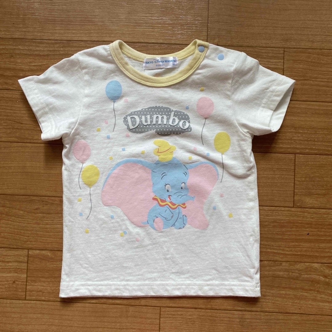 Disney(ディズニー)のベビーTシャツ / ダンボ / 90cm キッズ/ベビー/マタニティのキッズ服女の子用(90cm~)(Tシャツ/カットソー)の商品写真