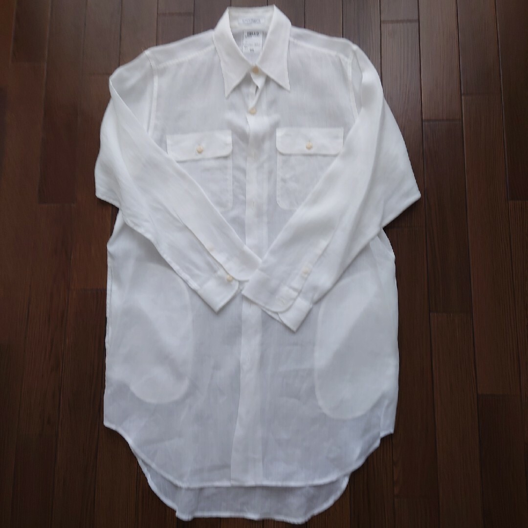マディソンブルー ハンプトンロングシャツ 白 サイズ00