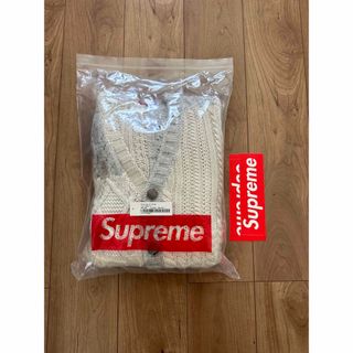 Supreme - 【M】Supreme Patchwork Cable Knit Cardiganの通販 by 's ...