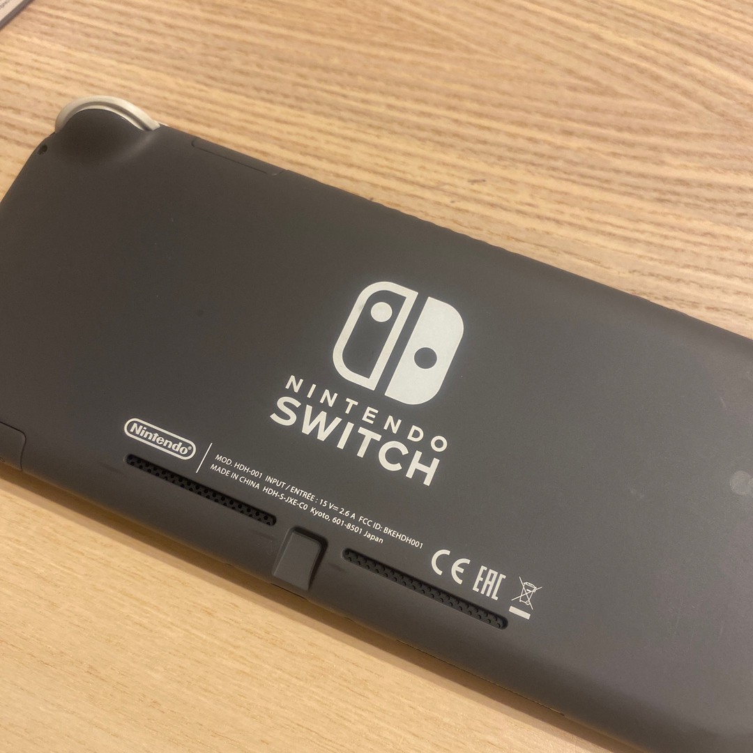 Nintendo Switch Liteグレー +ハードケース付き 6