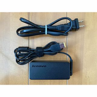 レノボ(Lenovo)の【最終値下げ・送料込・美品・中古】Lenovo パソコン角型USB-ACアダプタ(PCパーツ)