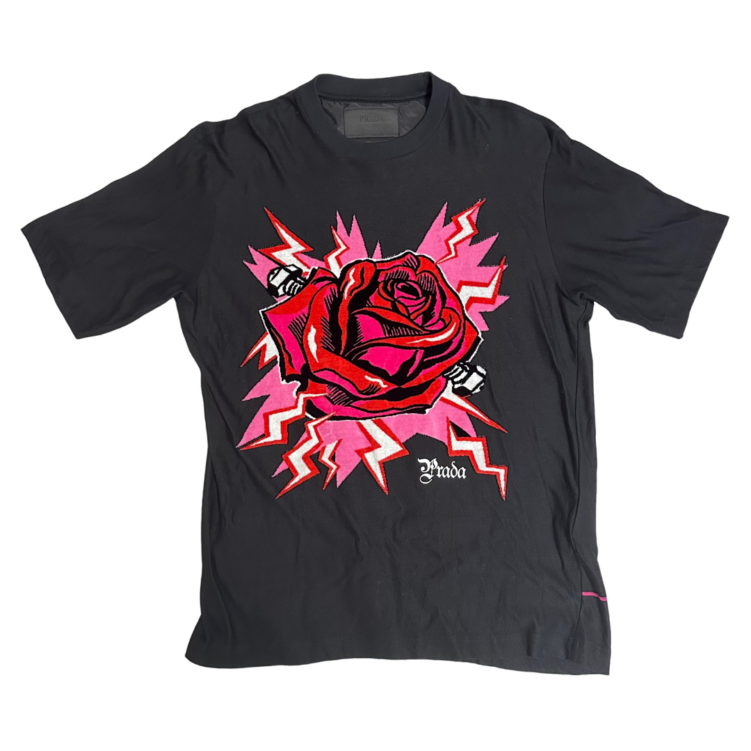 prada 19aw Rose S/S T-shirtTシャツ/カットソー(半袖/袖なし)