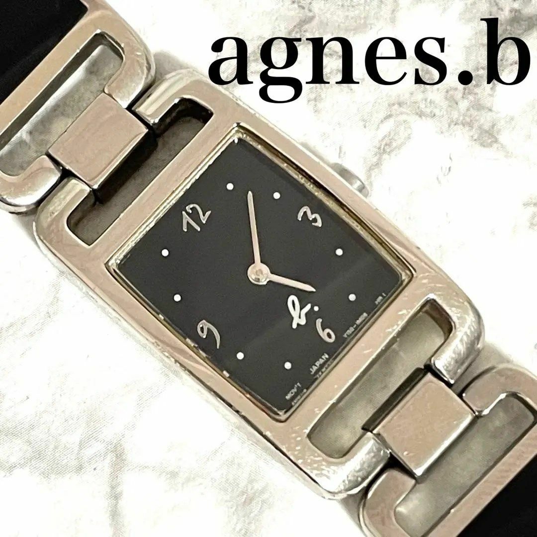 agnes b.(アニエスベー)の稼動品　agnes.b アニエスベー　腕時計　2針 レディースのファッション小物(腕時計)の商品写真
