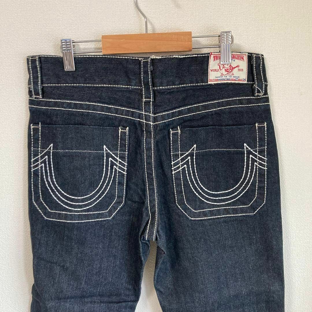 USA製 TRUE RELIGION デニムパンツ　ジーンズ　ジーパン　濃紺 3