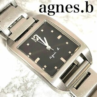 アニエスベー(agnes b.)の稼動品　agnes.b アニエスベー　腕時計　文字盤黒(腕時計)