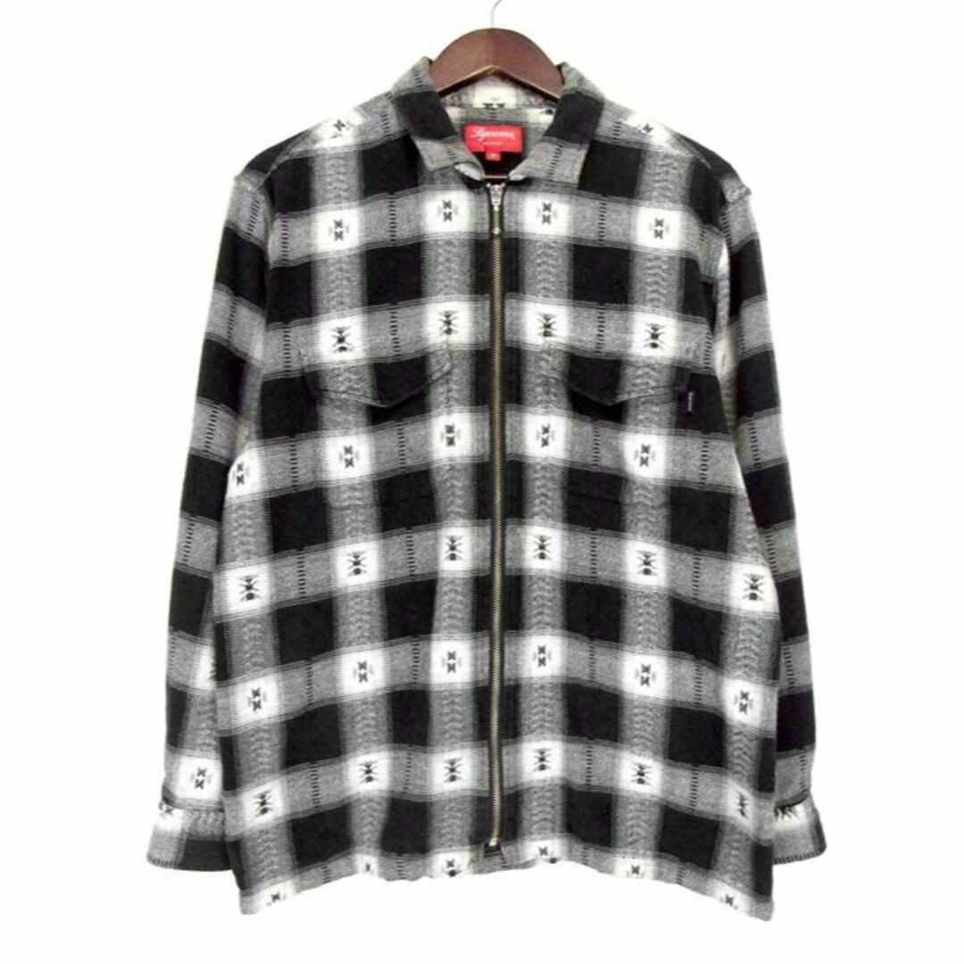 14700円 チェック 】 Up Flannel Zip ジップ Supreme Shirt アップ