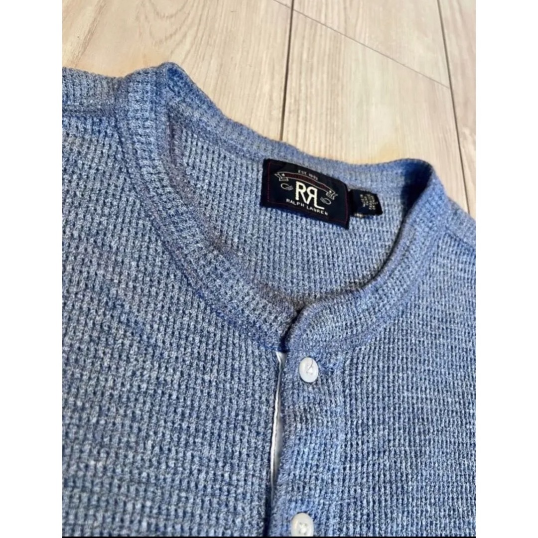 希少カラー】 RRL ダブルアールエル ヘンリーネック ワッフル 希少カラー】 RRL ダブルアールエル ヘンリーネック ワッフル