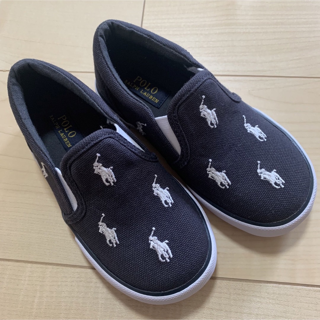 POLO RALPH LAUREN(ポロラルフローレン)のポロラルフローレン　キッズ　スリッポン キッズ/ベビー/マタニティのキッズ靴/シューズ(15cm~)(スリッポン)の商品写真