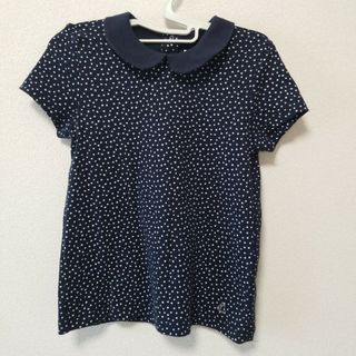 プチバトー(PETIT BATEAU)のプチバトー 襟つきドットTシャツ 6ans/116cm(Tシャツ/カットソー)