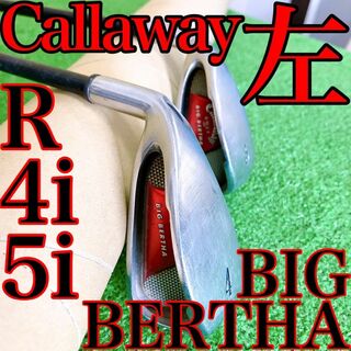 キャロウェイゴルフ(Callaway Golf)のイ70★キャロウェイ ビッグバーサ レフティアイアン USA仕様 4I.5I 左(クラブ)