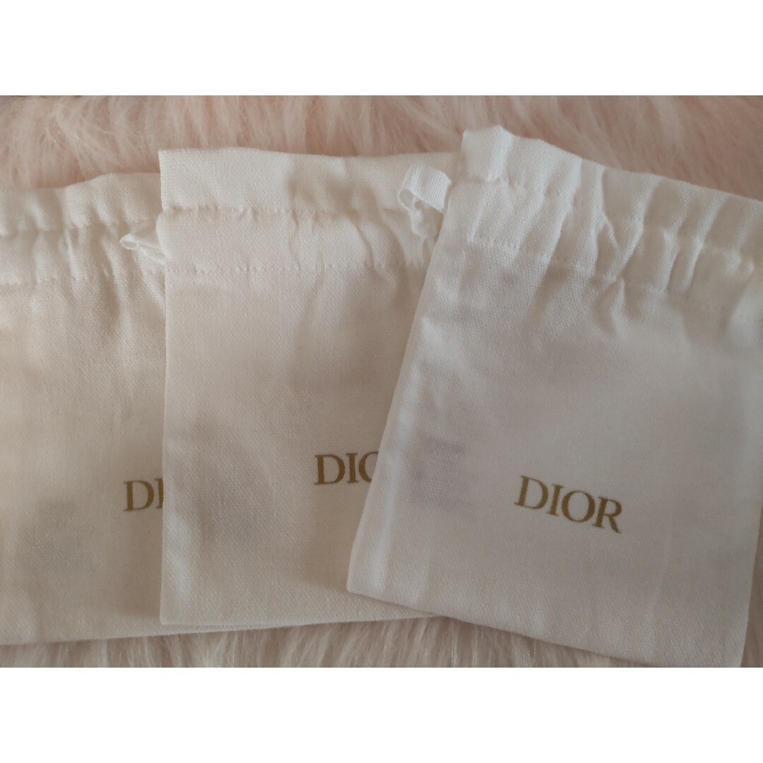 Dior 巾着 3枚セット コスメ/美容のコスメ/美容 その他(その他)の商品写真