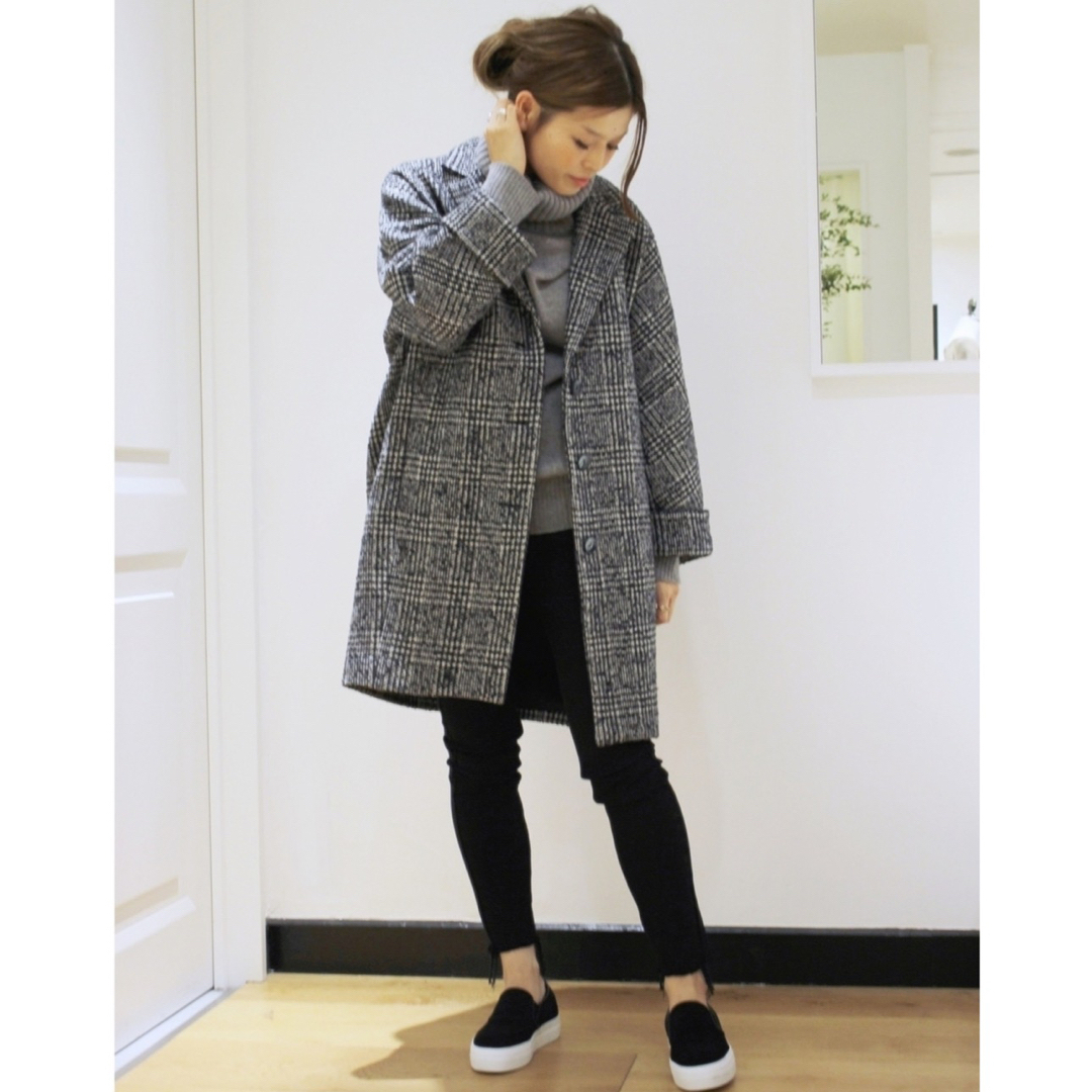 DEUXIEME CLASSE(ドゥーズィエムクラス)の専用◇Deuxieme Classe 購入ADAM GRENCHECK COAT レディースのジャケット/アウター(ロングコート)の商品写真