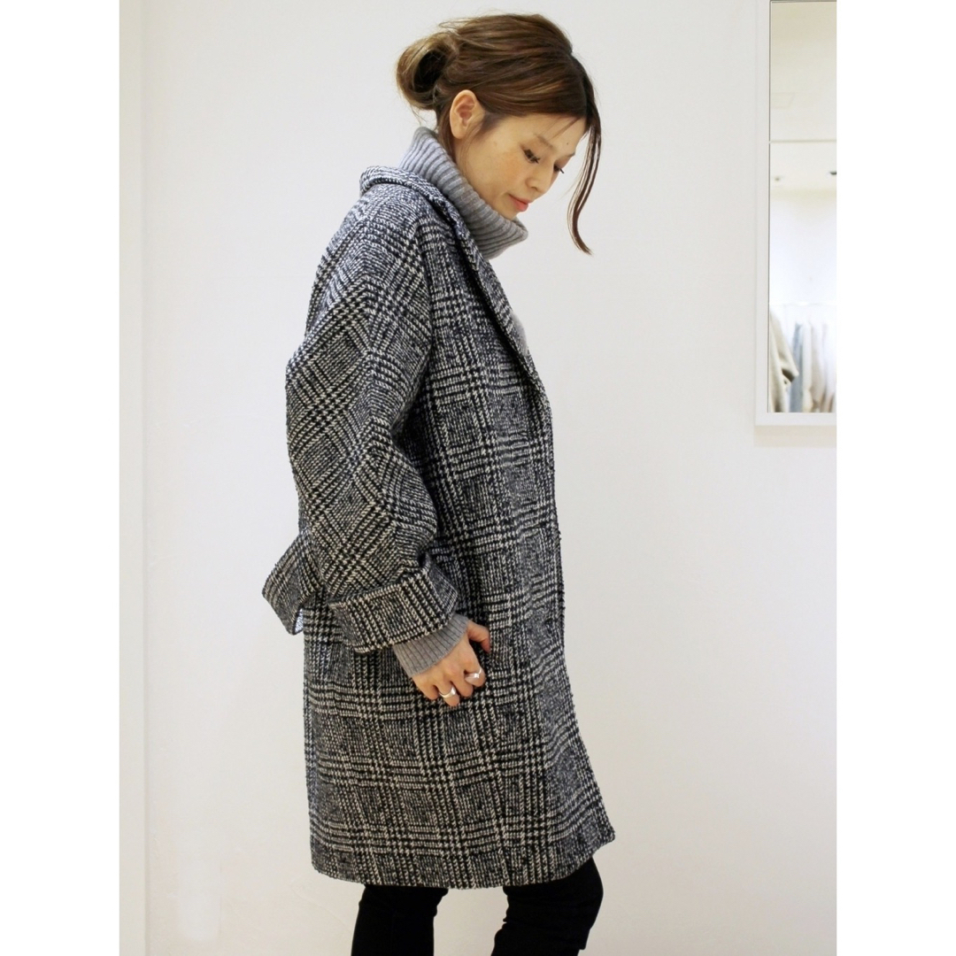 DEUXIEME CLASSE(ドゥーズィエムクラス)の専用◇Deuxieme Classe 購入ADAM GRENCHECK COAT レディースのジャケット/アウター(ロングコート)の商品写真