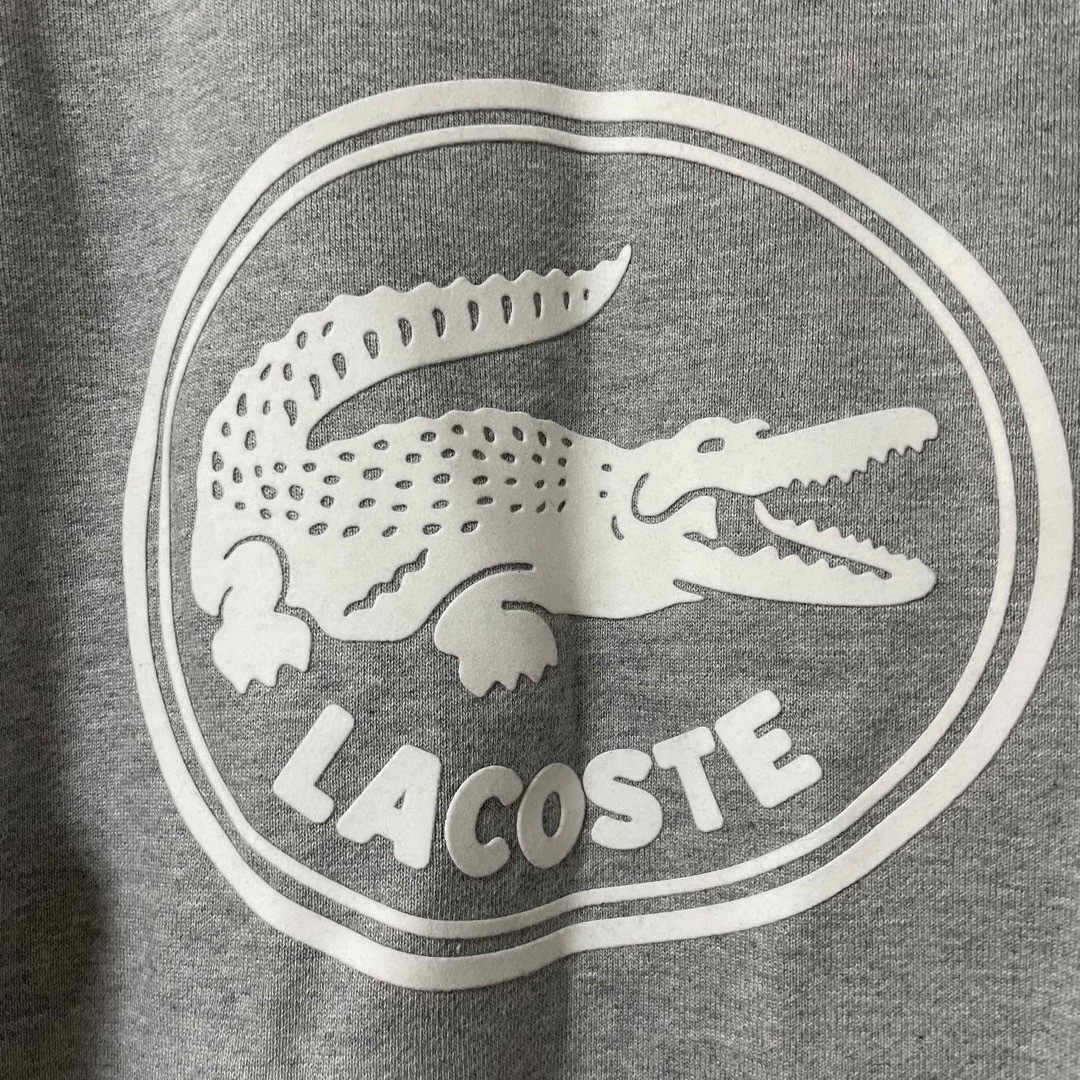 LACOSTE - ユニセックス3Dロゴオーガニックコットンスウェットシャツ M