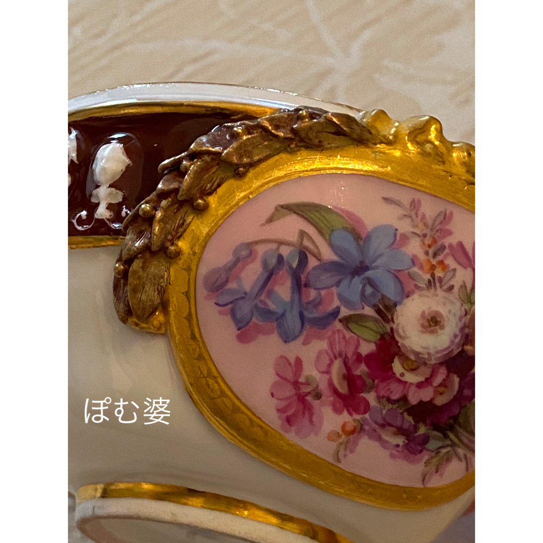 MEISSEN(マイセン)の★追加画像【古マイセン】カップ&ソーサー／エナメル彩「天馬と天女」 インテリア/住まい/日用品のキッチン/食器(食器)の商品写真